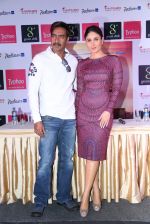 Kareena Kapoor, Ajay Devgan at Singham Returns Promotional Event in Mumbai on 8th Aug 2014
